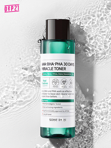 Nước Hoa Hồng Trị Mụn Some By Mi Aha-Bha-Pha 30 Days Miracle Toner